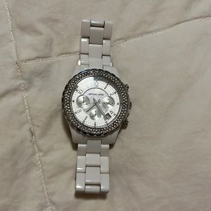 Michael Kors White Ceramic Watch